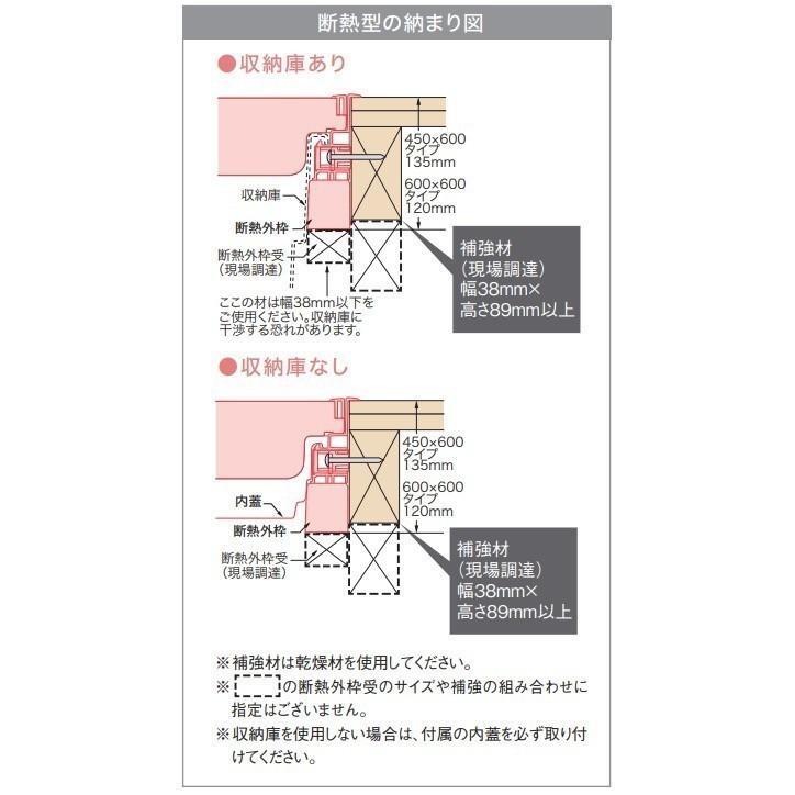 城東テクノ SPF-R45F15-UA1-BB 高気密型床下點(diǎn)検口 斷熱型 450×600タイプ