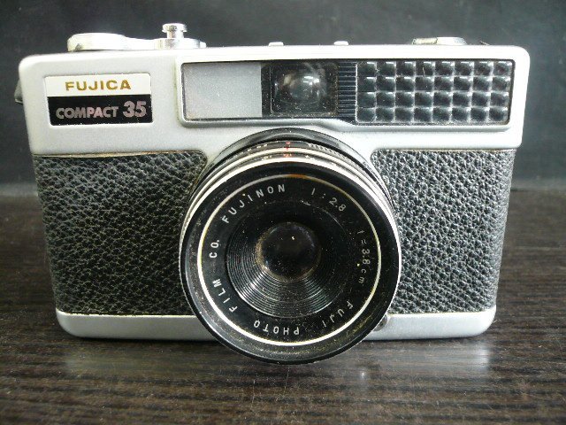 CHA-27482-45 ジャンク品 FUJICA フジカ COMPACT35 FUJINON 2.8/38_画像2