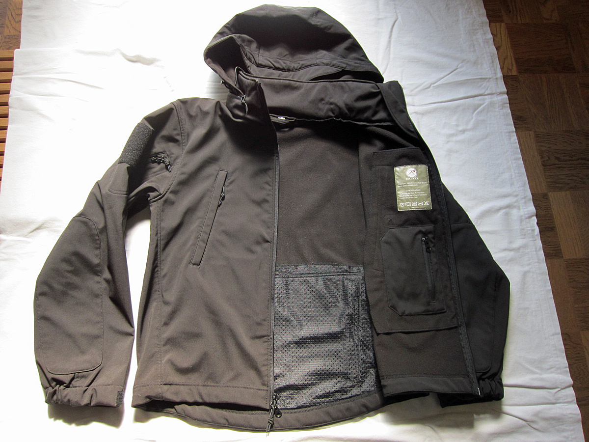 ロスコ Rothco タクティカルソフトシェルジャケット SPECIAL OPS TACTICAL SOFTSHELL JACKET 黒 サイズ：S _画像2