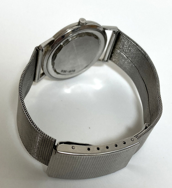 MOVADO モバード Sub-Sea 手巻き腕時計 メンズ シルバー系 文字盤 腕時計 送料込み_画像4