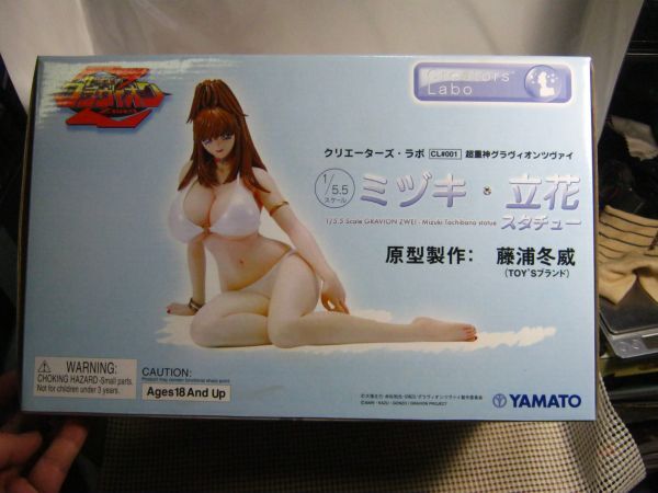 手数料安い 未開封品●やまと 1/5.5 塗装済スタチュー●ミヅキ・立花 白水着ver.●超重神グラヴィオンZwei クリエーターズラボ その他
