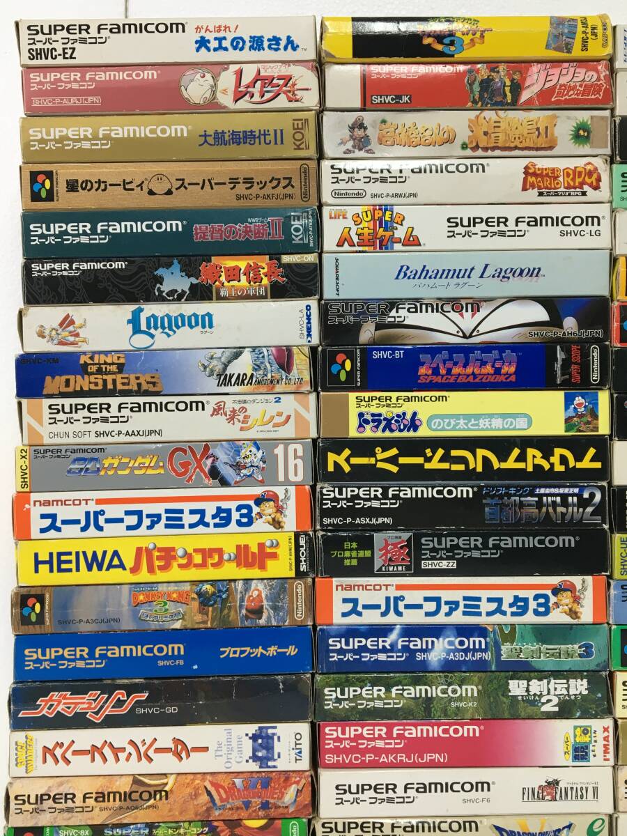 ★☆ケ085 SFC スーパーファミコン 箱・説明書付き 100本セット 大工の源さん レイアース 高橋名人の大冒険島2 マジカルアドベンチャー3 他_画像7