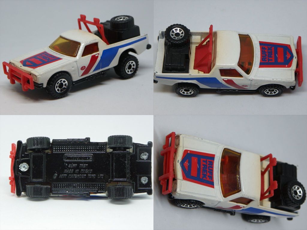 古いマッチボックス（MATCHBOX）３台（1977 RUFF TREK）（1979 'ST CHEVY）（1985 TRANSPORTER VEHICLIE）まとめて_画像5