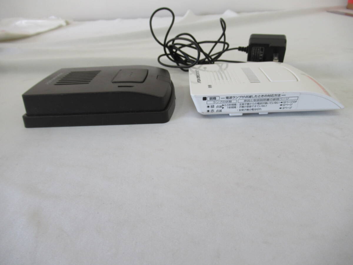 H03045 DXアンテナ DELCATEC ワイヤレスインターホン DWP10A1 親機・玄関機・コード まとめて3点セット 通電確認済みの画像5