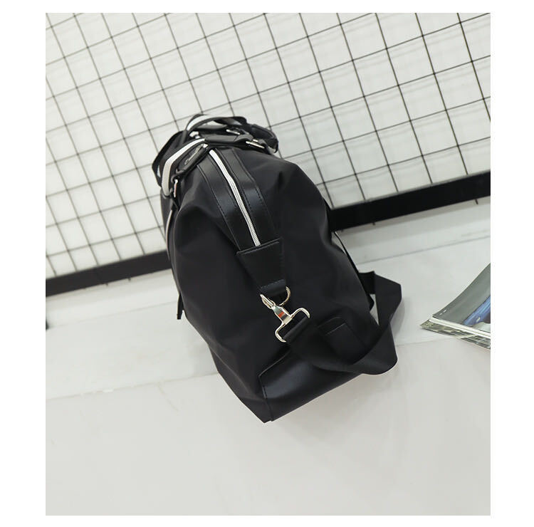 ボストンバック　トラベルバッグ　旅行かばん　ブラック　鞄　バック　大容量 メンズ レディース 旅行 出張　通勤　通学　2way 新品_画像5