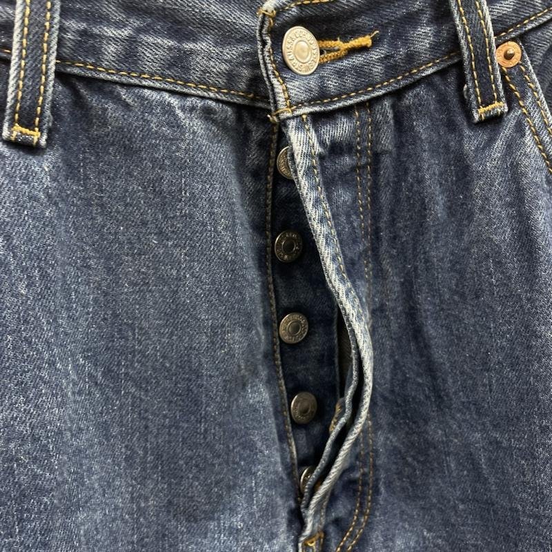 リーバイス Levi's 501 ストレートデニム ビックサイズ IDG W38 W32 パンツ パンツ 38インチ インディゴ / インディゴ ロゴ、文字_画像3