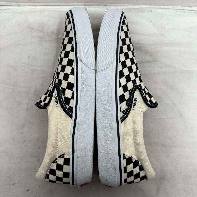 バンズ SLIP ON V98CLA チェッカー フラッグ スリッポン スニーカー 29.0cm 白 / ホワイト X 黒 / ブラック_画像5