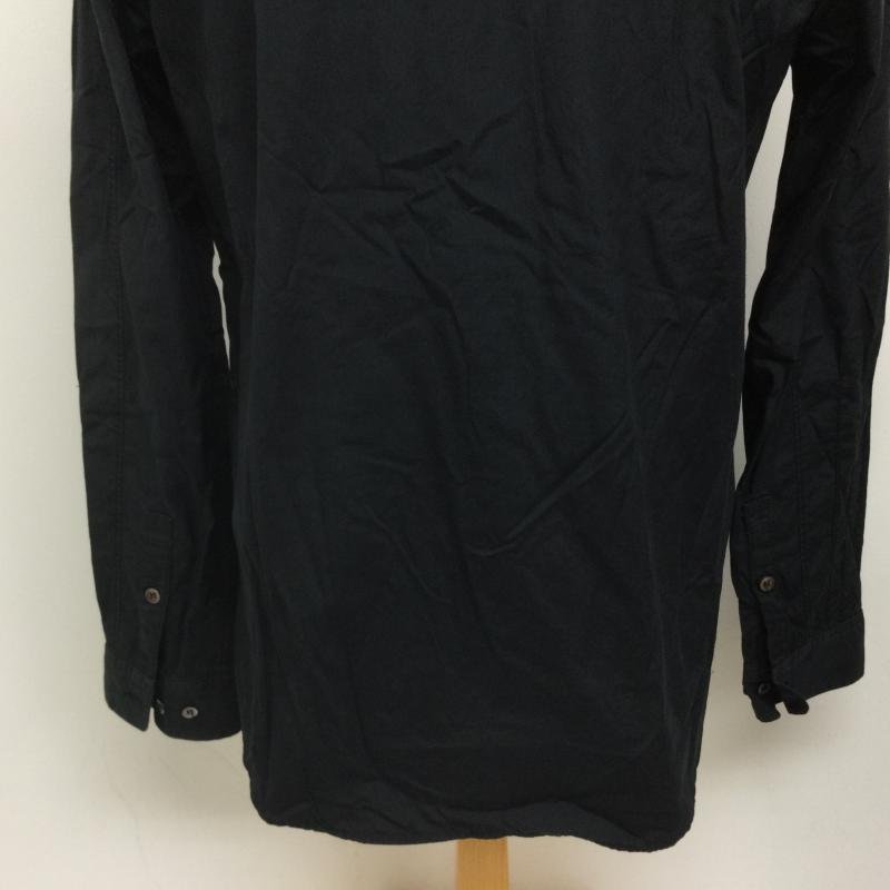 アンダーカバーイズム 7S234-SH12 フライフロント ショートポイント 長袖シャツ シャツ、ブラウス シャツ、ブラウス 3 黒 / ブラックの画像7