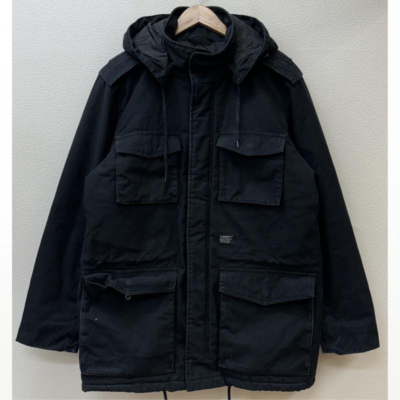 カーハート I021677 HICKMAN COAT ヒックマンコート 中綿 ミリタリー フィールド ジャケット、上着 ジャケット、上着 XL 黒 / ブラック