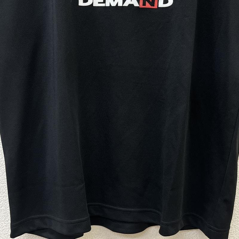 ユナイテッドアスレ SOFT ON DEMAND ソフトオンデマンド ロゴ プリント ナイロン クルーネック Tシャツ Tシャツ L 黒 / ブラック_画像3