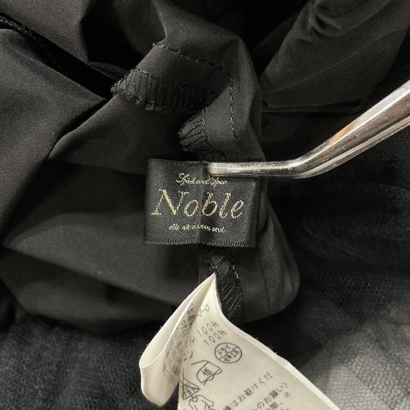 ノーブル noble チュール スカート ボリューム シアー 38 BLK スカート スカート 38 黒 / ブラック 無地_画像4