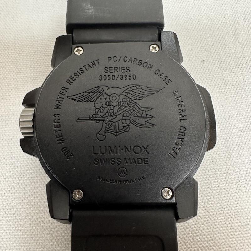 ルミノックス ネイビー シールズ 3050 3950 SWISS QUARTZ 200M デイト 腕時計 腕時計 腕時計 - 黒 / ブラックの画像5