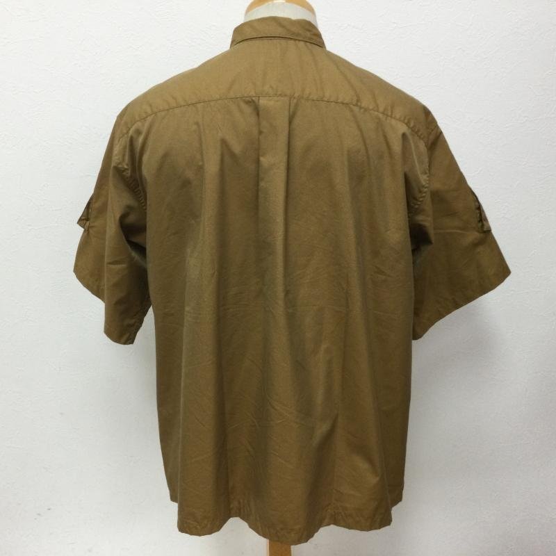 ＵＳＥＤ古着 WELLDER ウェルダー WM19SSH06 FLAP POCKET SHORT SLEEVE SHIRT フラップポケット 半袖シャツ 609 4 茶 / ブラウン_画像2