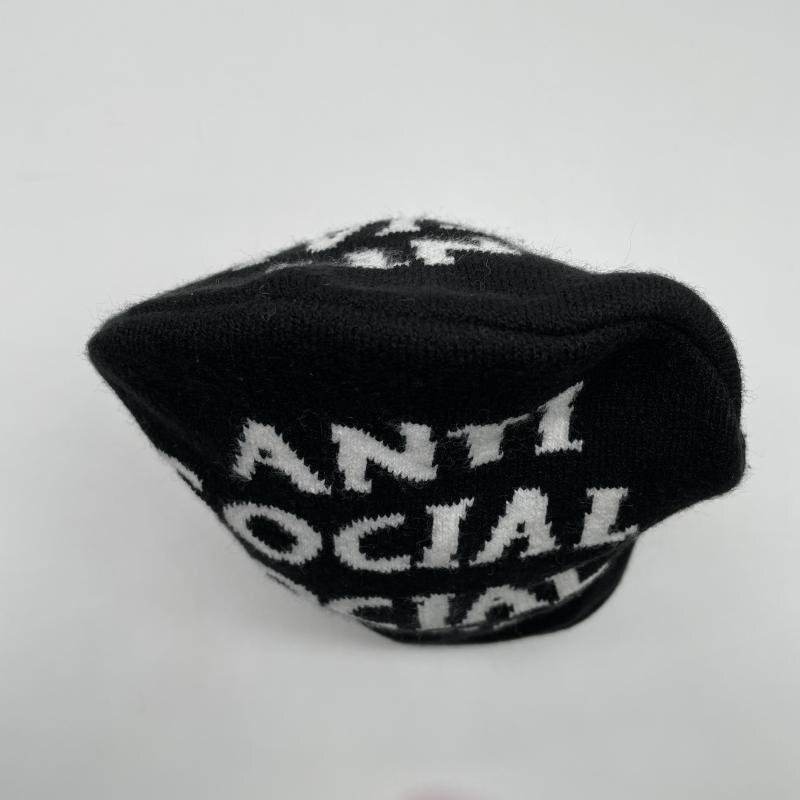 アンチソーシャルソーシャルクラブ ANTI SOCIAL SOCIAL CLUB ロゴ ビーニー ニット帽 帽子 帽子 表記無し 黒 / ブラック ロゴ、文字_画像5