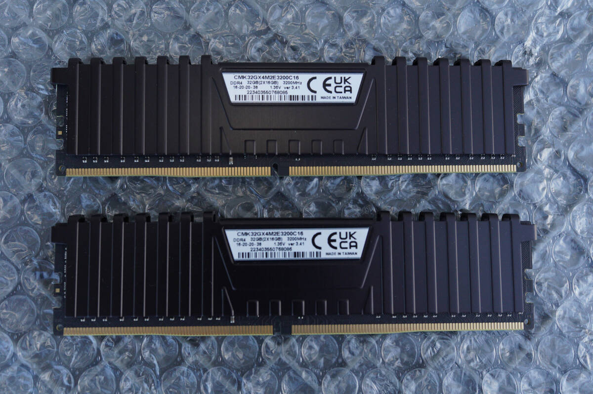 CORSAIR DDR4-3200MHz デスクトップPC用 メモリ VENGEANCE LPX シリーズ 32GB 動作確認済み CMK32GX4M2E3200C16の画像1