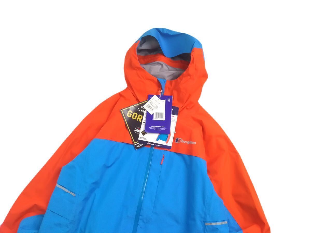 新品タグ付 berghaus GORE-TEX 撥水防風 ヴェイパーストームジャケット マウンテンパーカー メンズS バーグハウス アウトドア 2403233_画像2