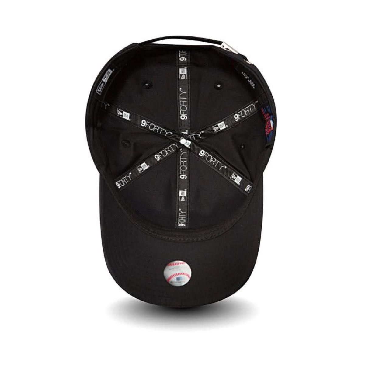 a40 NEW ERA ニューエラ ヤンキース NY MLB キャップ 帽子 ユニセックス ワンサイズ メタルロゴ 黒　ブラック