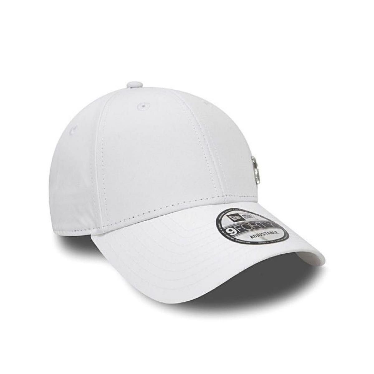 NEW ERA ニューエラ ヤンキース NY MLB 正規品 キャップ 帽子 ユニセックス ワンサイズ メタルロゴ ホワイト　白