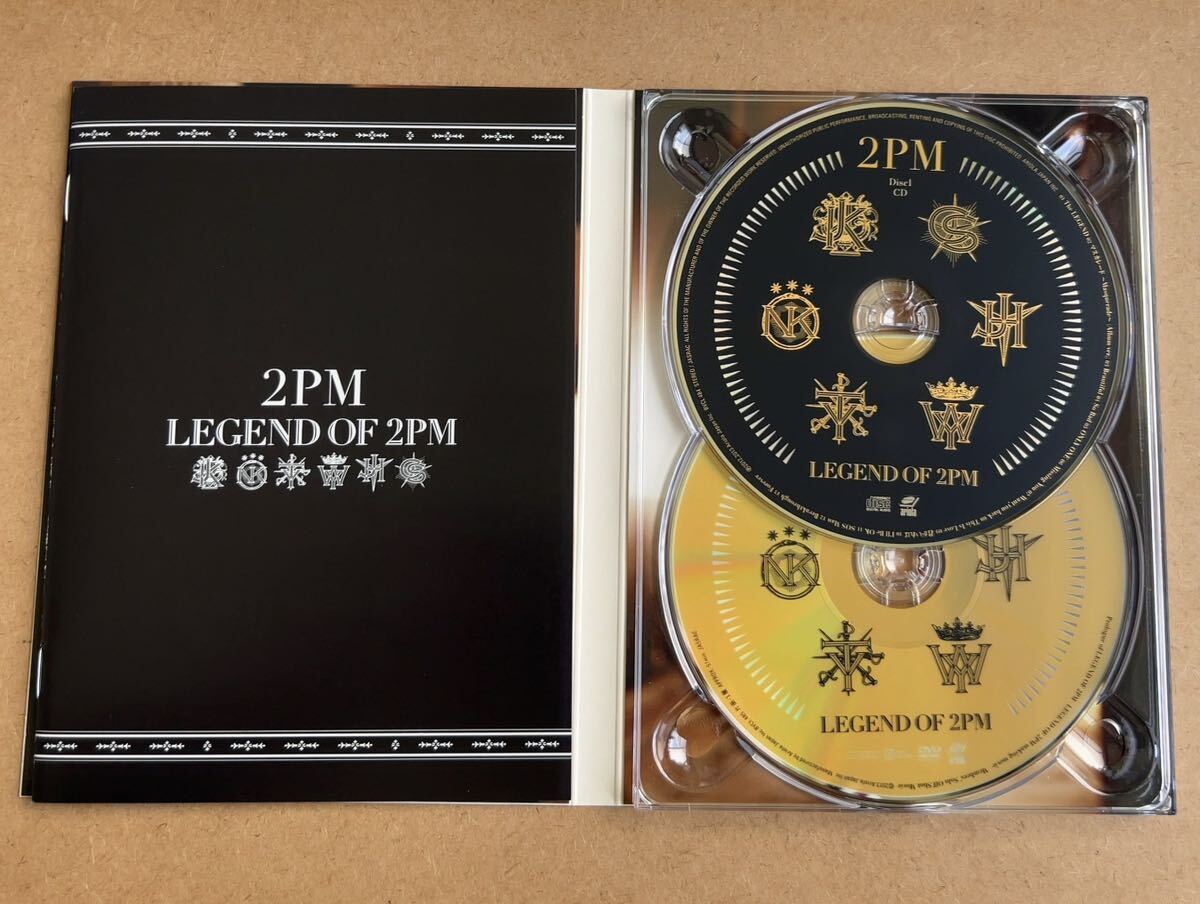 送料無料☆2PM『LEGEND OF 2PM』初回限定盤CD＋DVD57分収録☆美品☆アルバム☆339_画像4