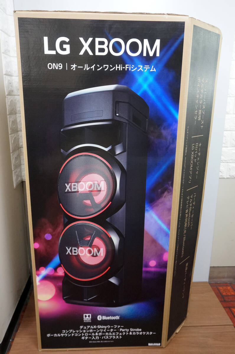 中古良品!! LG DJスタイル スピーカーシステム 『XBOOM ON9』 CDプレイヤー内蔵 オールインワン Hi-Fi オーディオ パーティー クラブの画像1