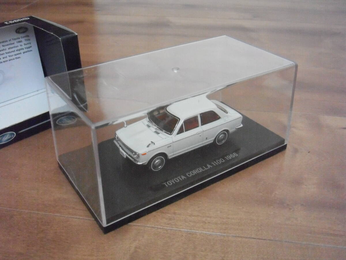 エブロ　トヨタ　カローラ　1100　ミニカー　白　ホワイト　EBBRO　TOYOTA　CARROLA　1966　1/43_画像7