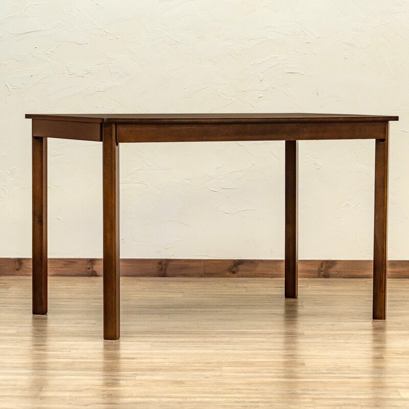 ダイニングテーブル 110x70cm テーブル 木製 4人用 食卓テーブル 木目 長方形 作業台 北欧 四人用 シンプル ダークブラウン色_画像6