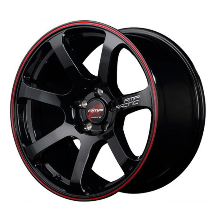 TOYO PROXES CL1 SUV 215/55R18 RMP RACING R07 ブラック/リムレッドライン 18インチ 7.5J+50 5H-100_画像1