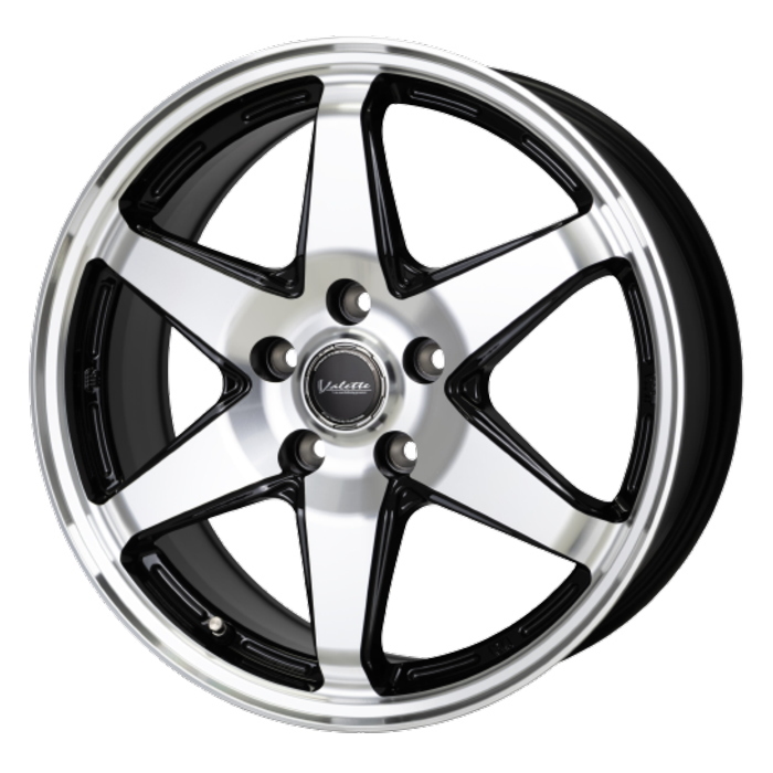 TOYO PROXES R1R 205/50R16 Valette ANKRAY ブラックポリッシュ 16インチ 6J+40 5H-114.3_画像1