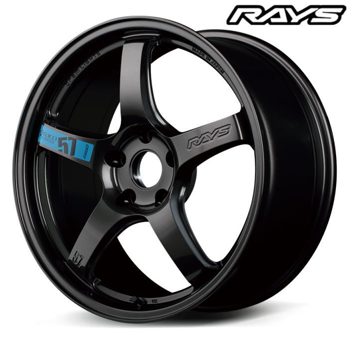 ホイール単品 1本 RAYS gramLIGHTS 57CR SPEC M ガンメタ AXZ 18インチ 7.5J+50 5H-100_画像1