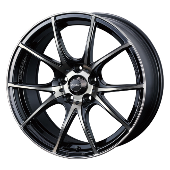 ホイール単品 1本 WedsSport SA-10R ZBB 18インチ 9.5J+38 5H-114.3_画像1