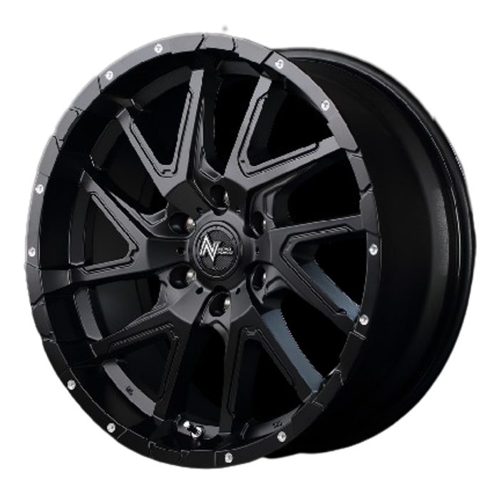 ホイール単品 1本 NITRO POWER DERINGER セミグロスブラック 16インチ 6.5J+38 6H-139.7