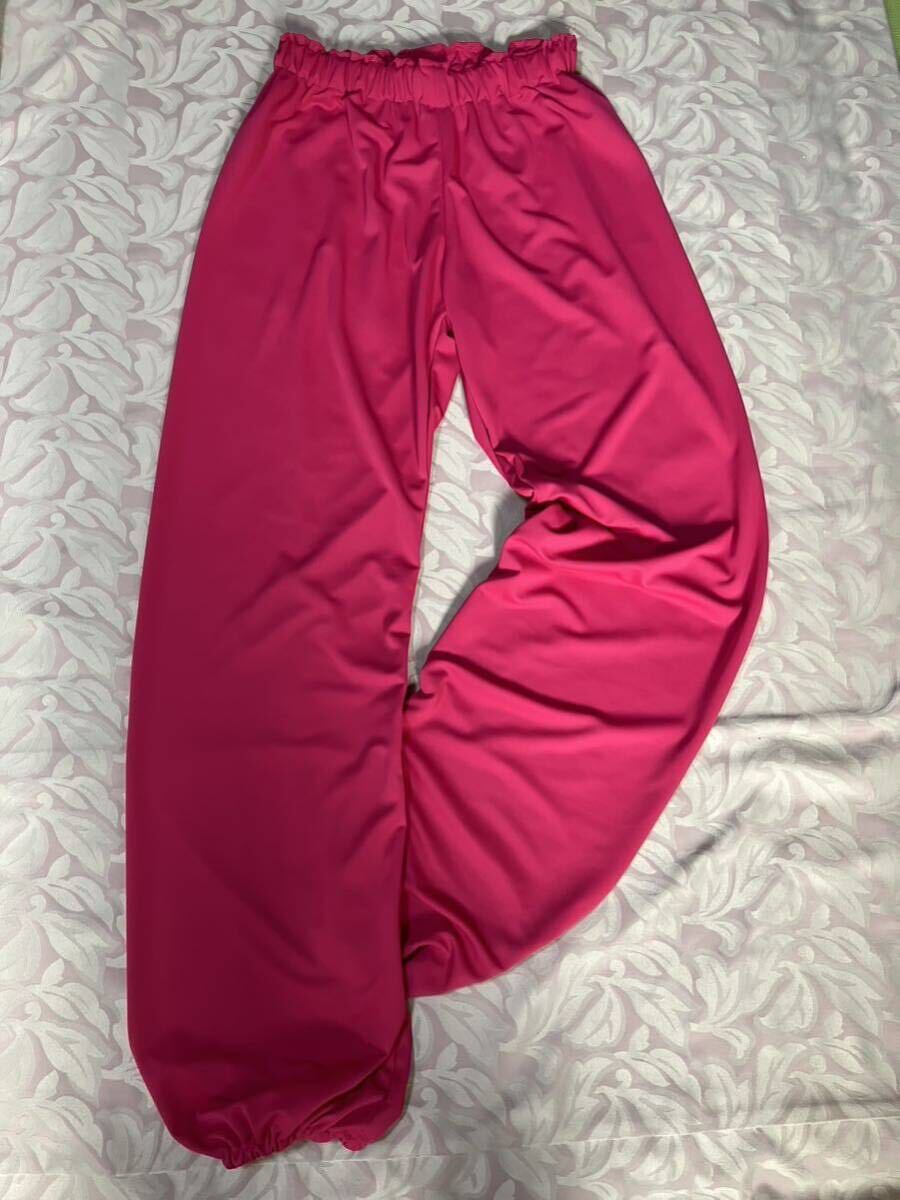 太極拳 パンツ 濃いピンク ヨガ Ｍサイズ ハンドメイド 新品 YOU葉の画像1