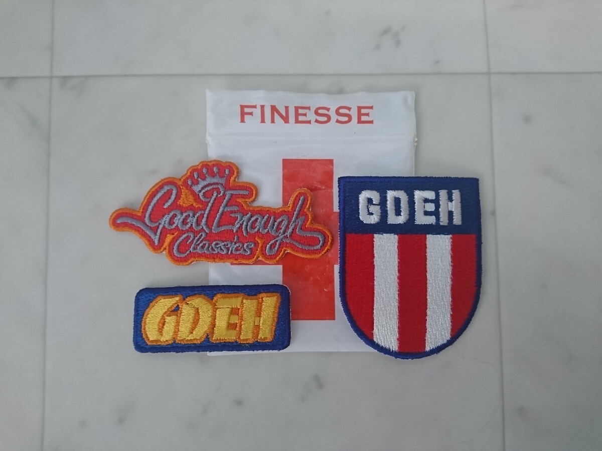  GOODENOUGH グッドイナフ FINESSE フィネス ワッペン READYMADE レディメイド フラグメント 藤原ヒロシ Fragment 90s GDEH_参考画像