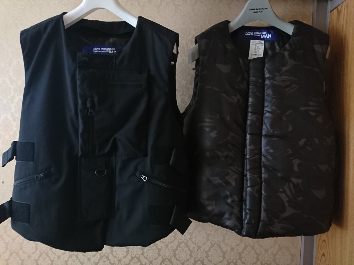  postage included Junya Watanabe Comme des Garcons man JUNYA WATANABEMAN 19SS Tactical Vest bulletproof the best down vest military 