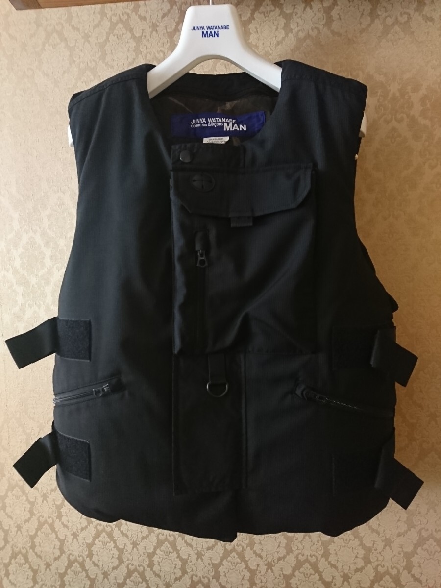  postage included Junya Watanabe Comme des Garcons man JUNYA WATANABEMAN 19SS Tactical Vest bulletproof the best down vest military 