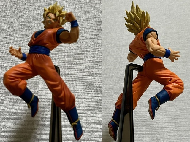 ドラゴンボールZ★ドッカンバトルコラボ [超サイヤ人2 孫悟空] フィギュア 約15cm 中古(パーツ欠品あり) ＊バンプレスト プライズ _画像10