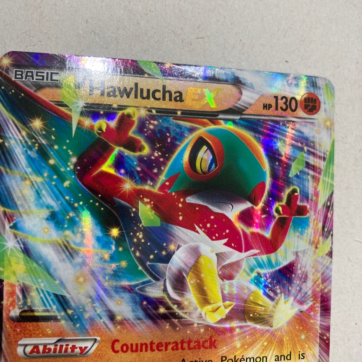 海外版　英語　 ポケモンカード　Hawlucha EX 64/111 保管品　ゲーム未使用