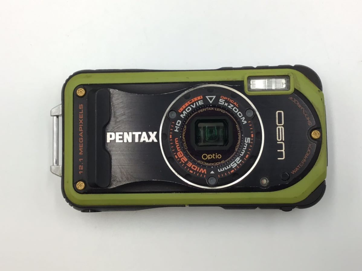 11985 【動作品】 PENTAX ペンタックスOptio W90 コンパクトデジタルカメラ バッテリー付属_画像1