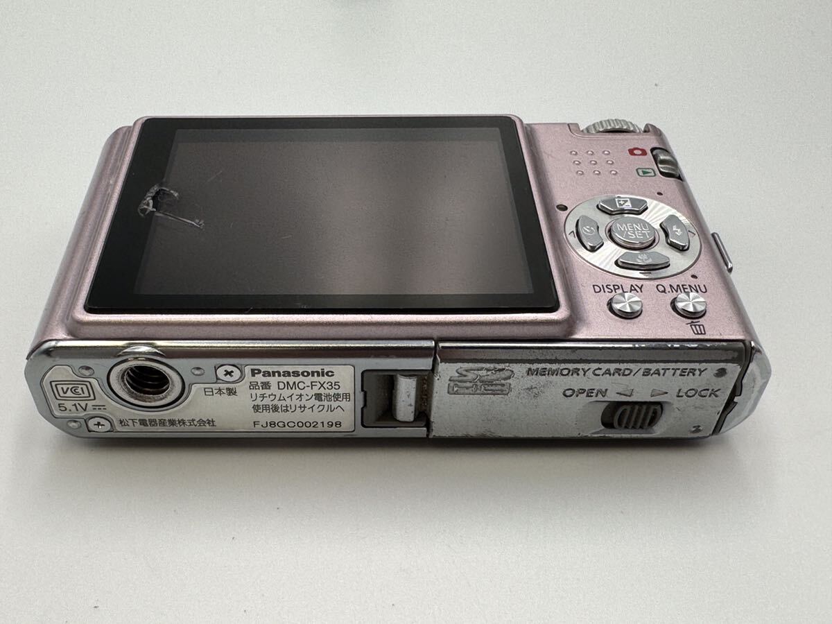 02198 【動作品】 Panasonic パナソニック LUMIX DMC-FX35 コンパクトデジタルカメラ 純正バッテリー付属 _画像8