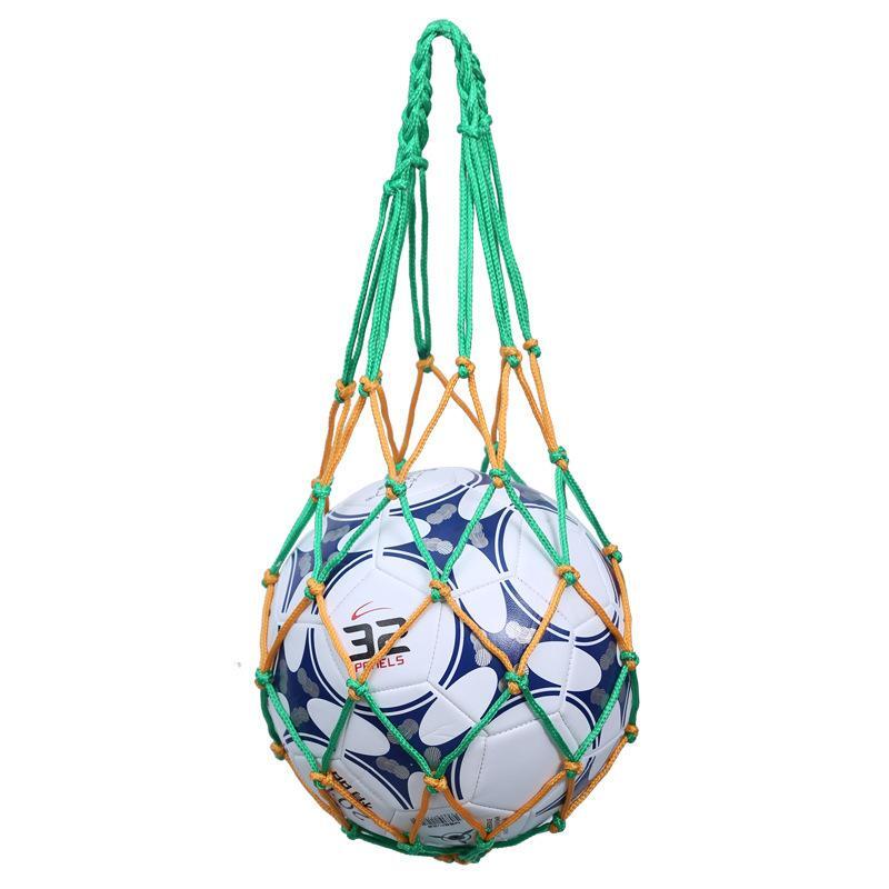 1円スタート 新品 ボールネット ボール入れ フットサル サッカー バレー バスケ 収納 持ち運び ツートン スポーツ 球 丈夫 バック ネット_画像6