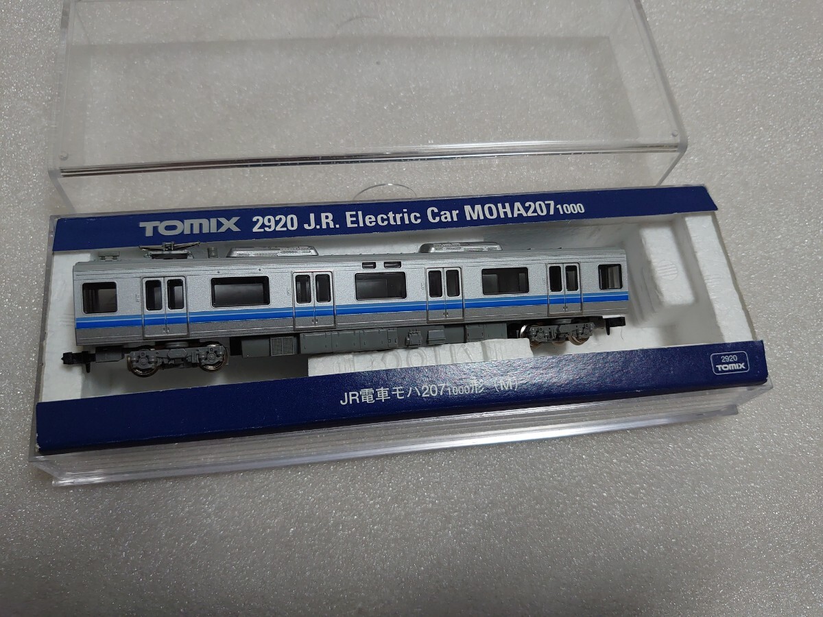 未使用近 JR 電車 モハ207 1000形（M）1両 JR 207系 TOMIX 2920 併走に 323系 201系 221系 289系 283系 パンダ くろしお 287系 東西線の画像3