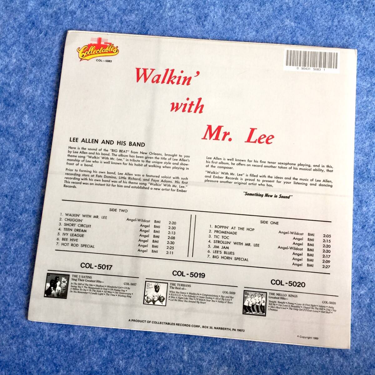 Lee Allen - Walkin’ with Mr. Lee / LP / リー・アレン / Fats Domino Little Richard_画像3
