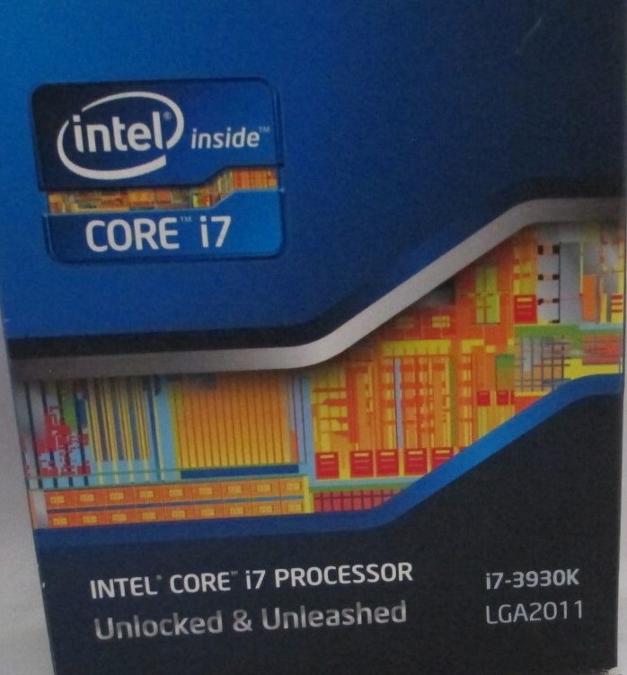 【Intel】Core i7-3930K 第３世代CPU（3.20GHｚ）LGA2011＝中古・箱入り_画像1