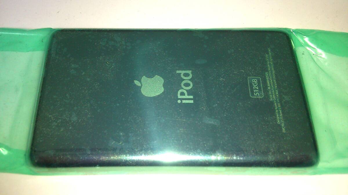 美品 iPod classic (160GB→SSD 512GB 大容量化) グレー (外装一式 バッテリー等 新品) 第7世代 本体