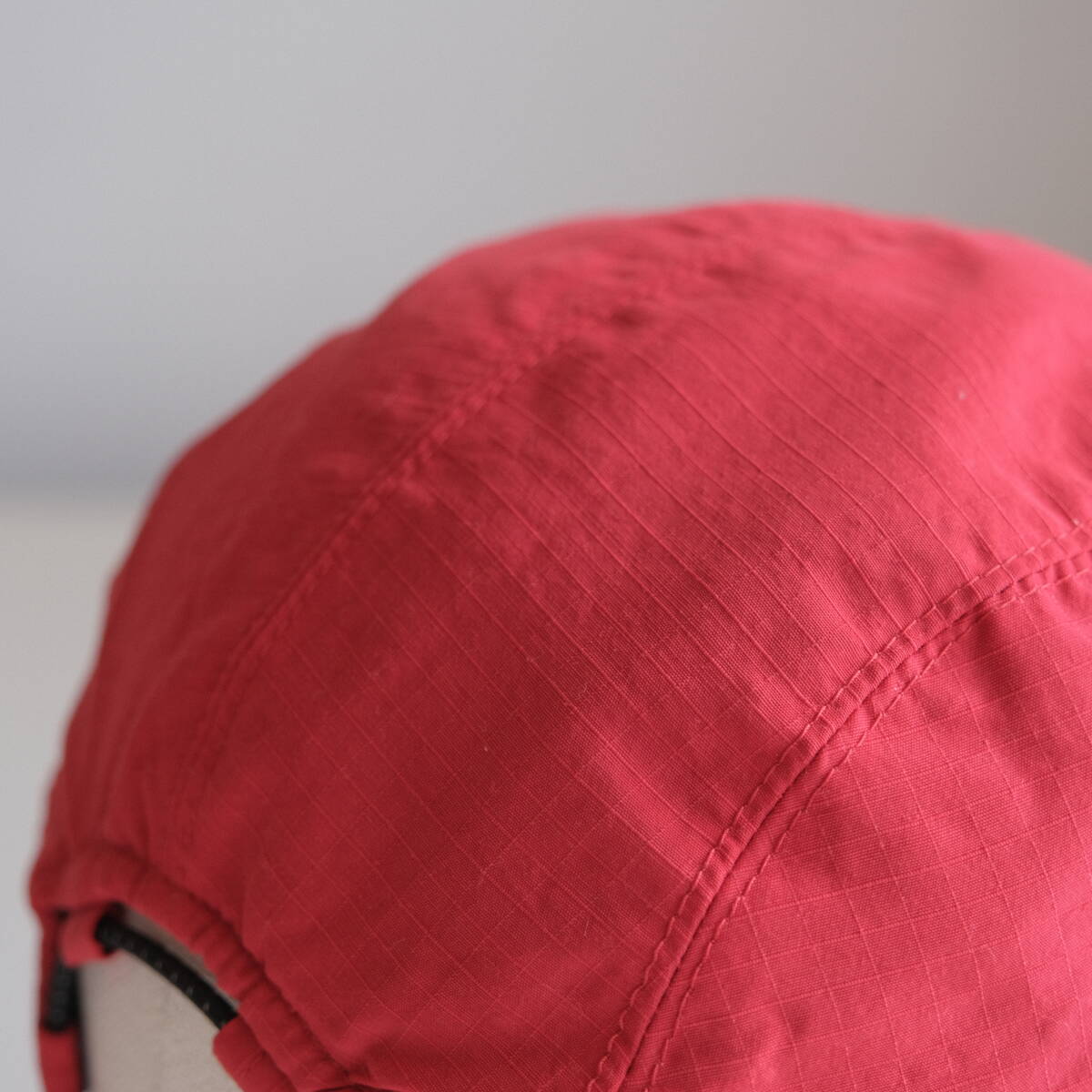 L.L.bean キャップ ロングビル 帽子 90s-00s 赤 レッド llbean アノラック リメイク(検Eddie Bauer Patagonia ビンテージの画像3