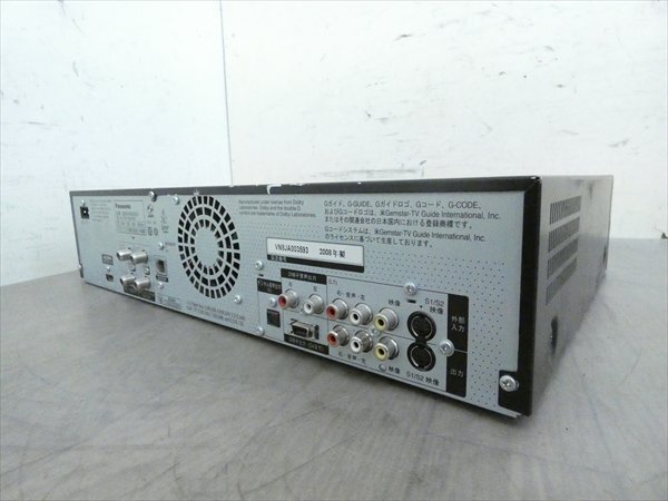 パナソニック/DIGA☆HDD/VHS一体型BDレコーダー☆DMR-BR630V☆リモコン付 管CX18859_画像2