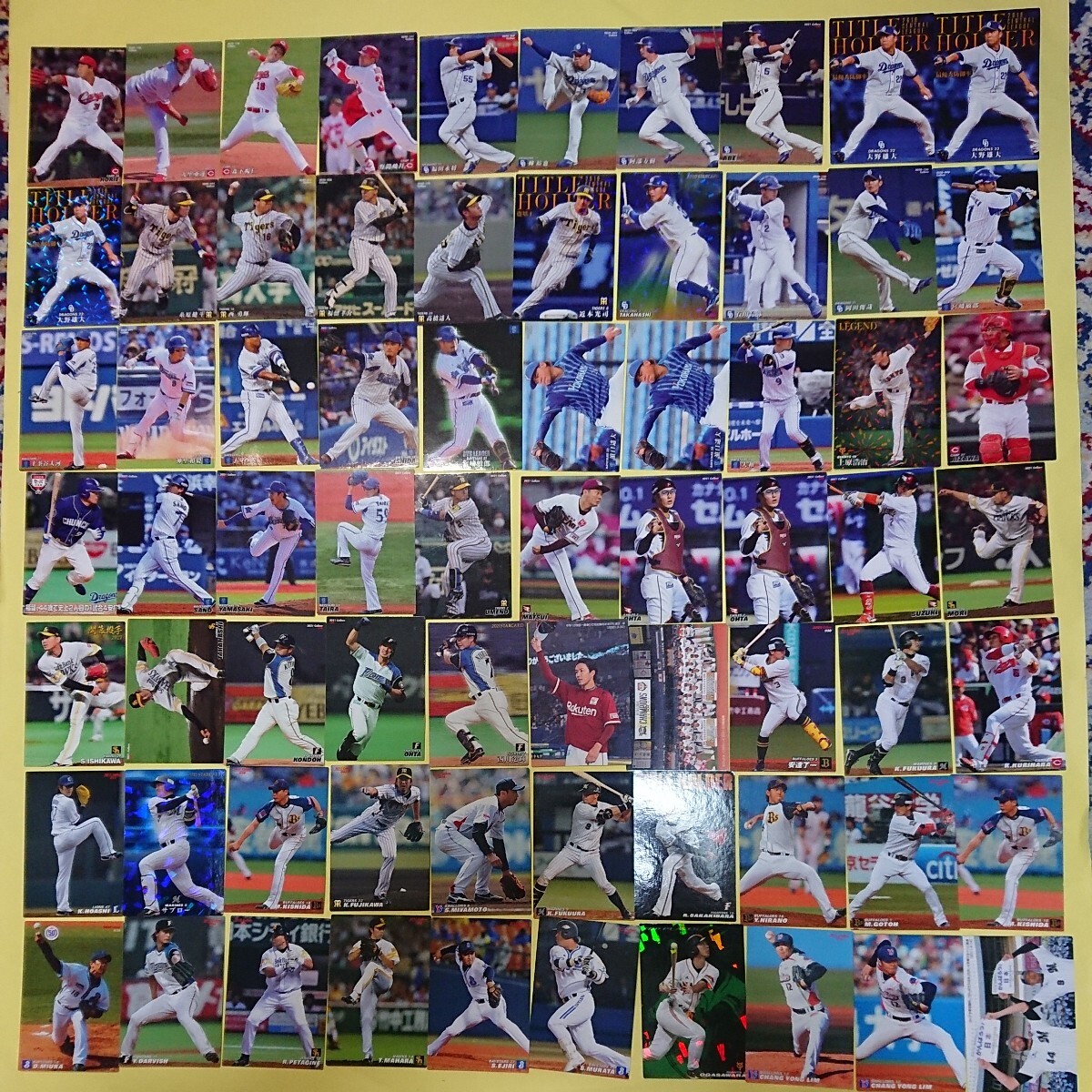 プロ野球チップス カード 金箔押しサイン入り JAPAN 他 まとめ売り 大量429枚 1998〜2023年 カルビー _画像7