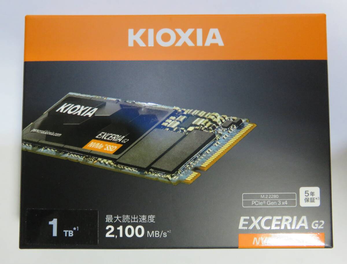 ◎新品 KIOXIA EXCERIA G2 NVMe SSD 1TB_画像1