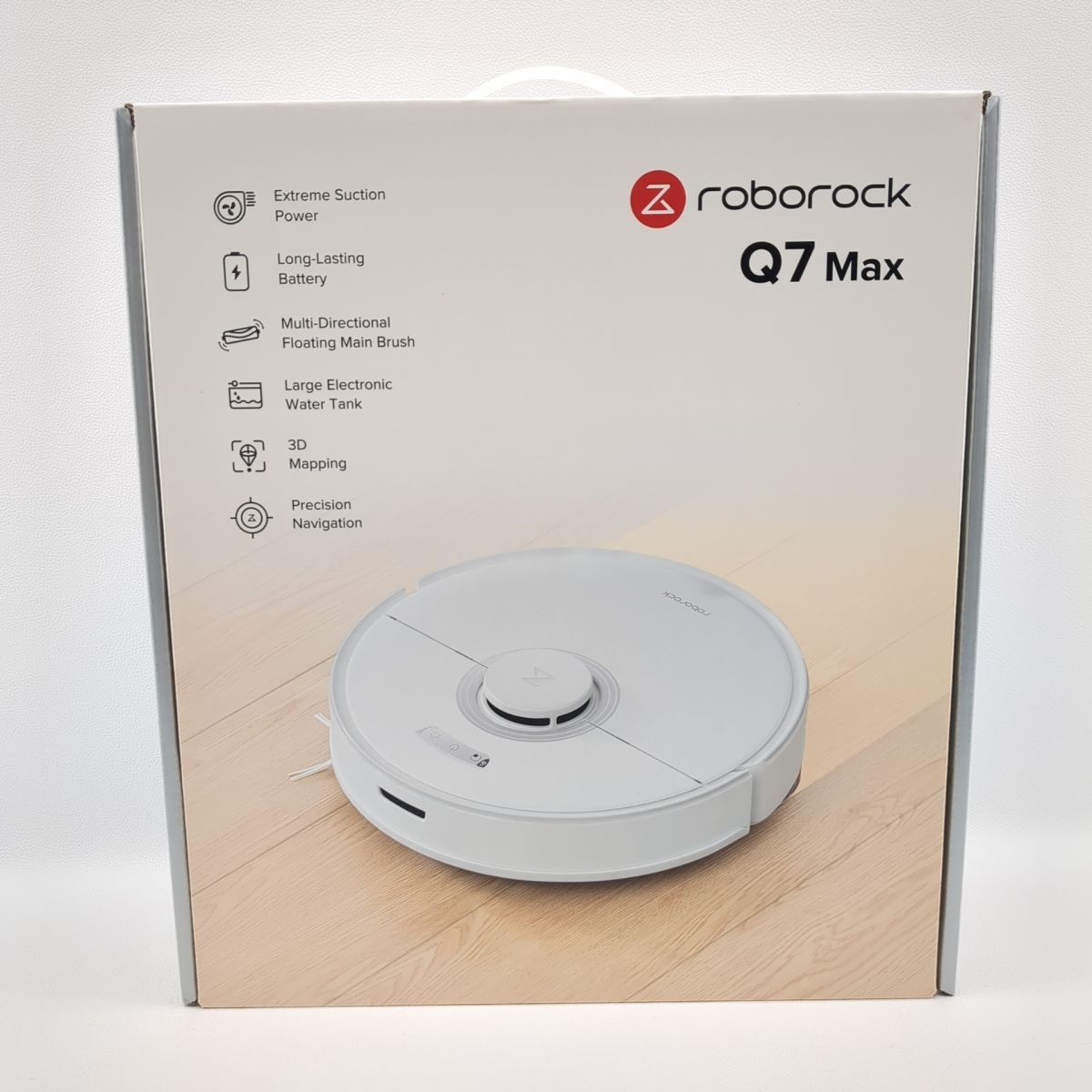 未使用品 ロボロック Q7M02-04 Q7MAX ロボットクリーナー ホワイト ロボット掃除機 roborock ◆3109/宮竹店