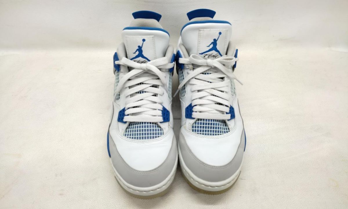 レビュー高評価アイテム特集|ファッション通販 CU9981-101 NIKE 【中古良品】 AIR ◆3117/登呂バザール店 ナイキ ミリタリーブルー 29.0cm ゴルフシューズ エアジョーダン4 4 JORDAN 29.0cm以上